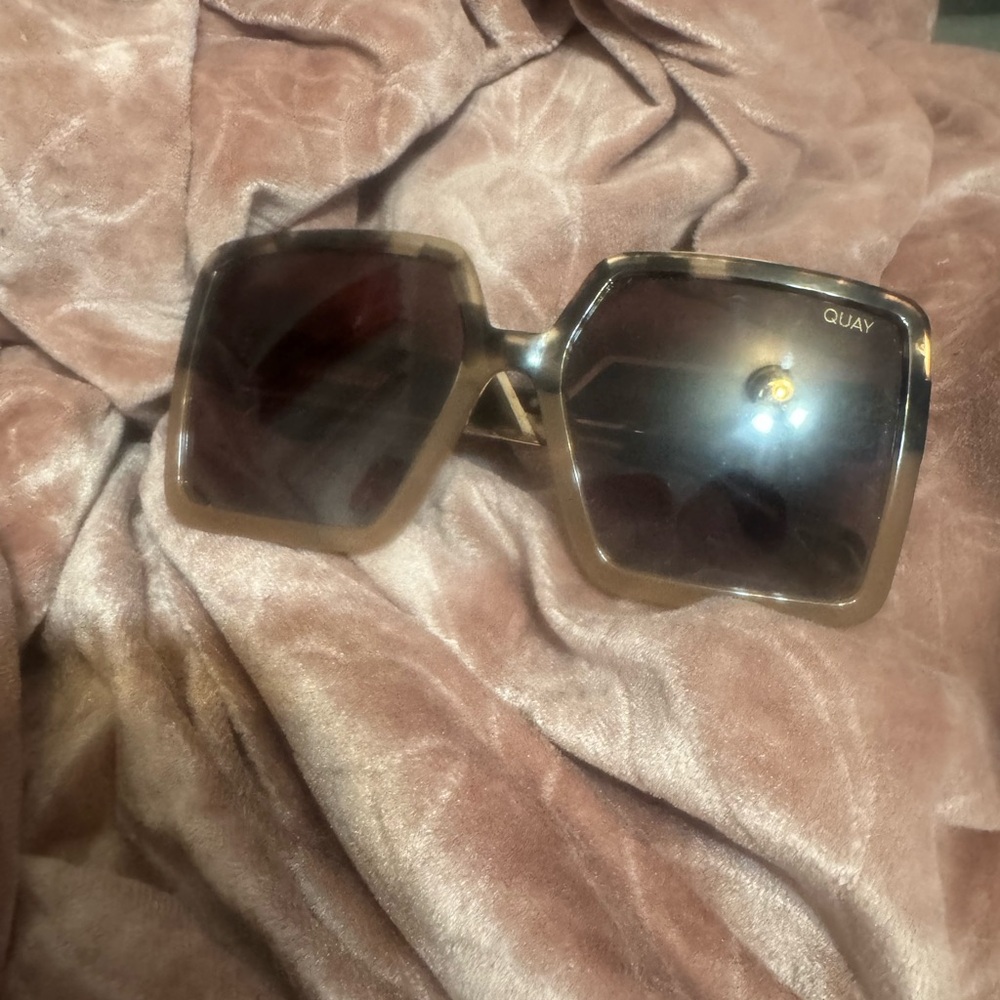 Quay Australia Oversized Brown Sunglasses